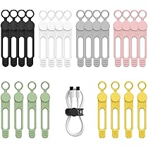 Amazon.co.jp: [20本 4色]UMUSTケーブルバンド コードまとめる